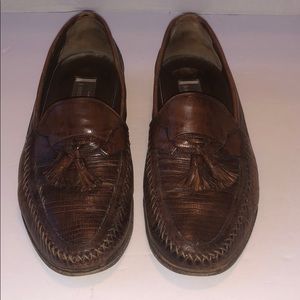 Brown Dress Shoes Johnston & Murphy Tassle Size 9